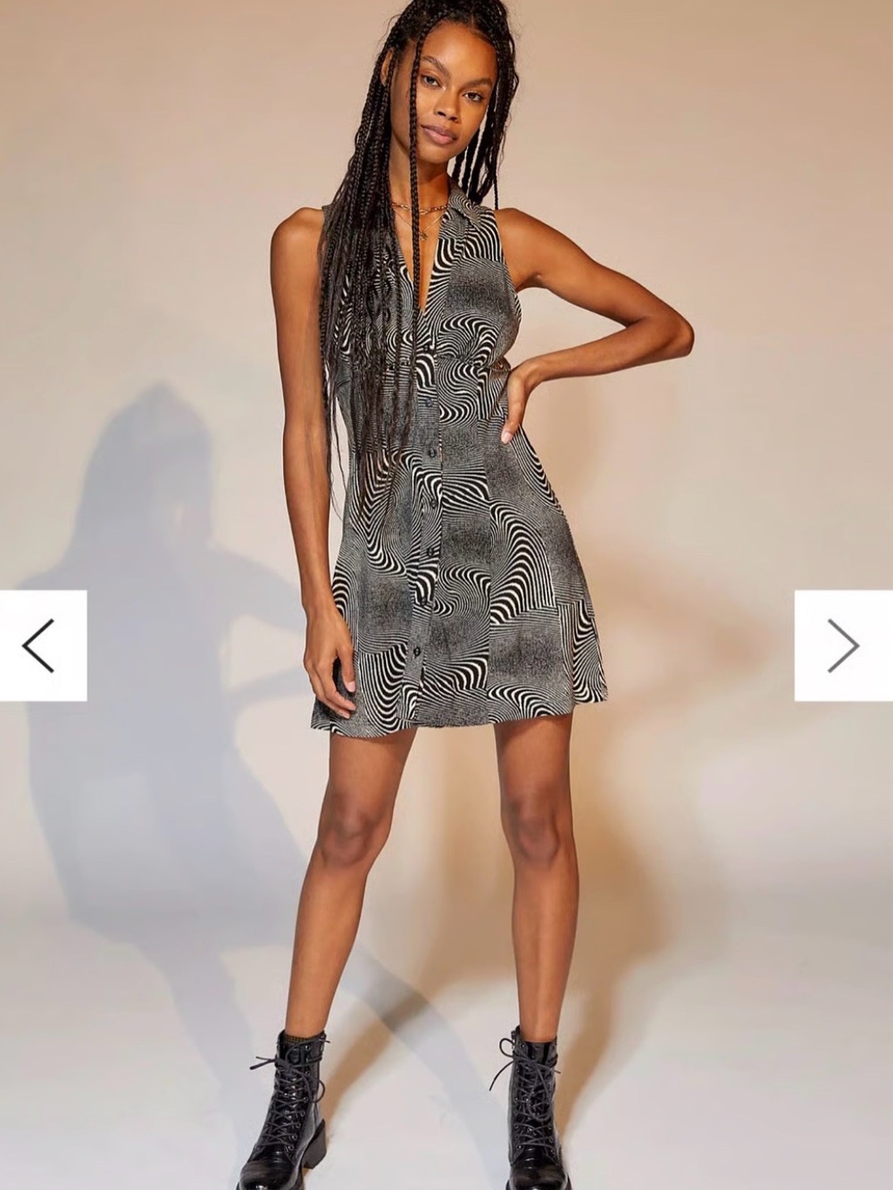 🥳 5 for $25 BUNDLE Urban Outfitters Zebra Trippy Swirl Sleeveless Dress